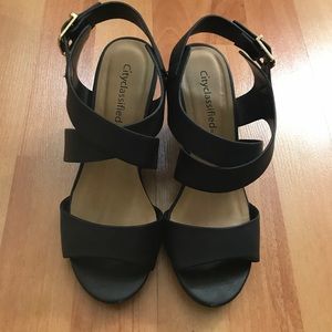 Cityclassified black heels size 7